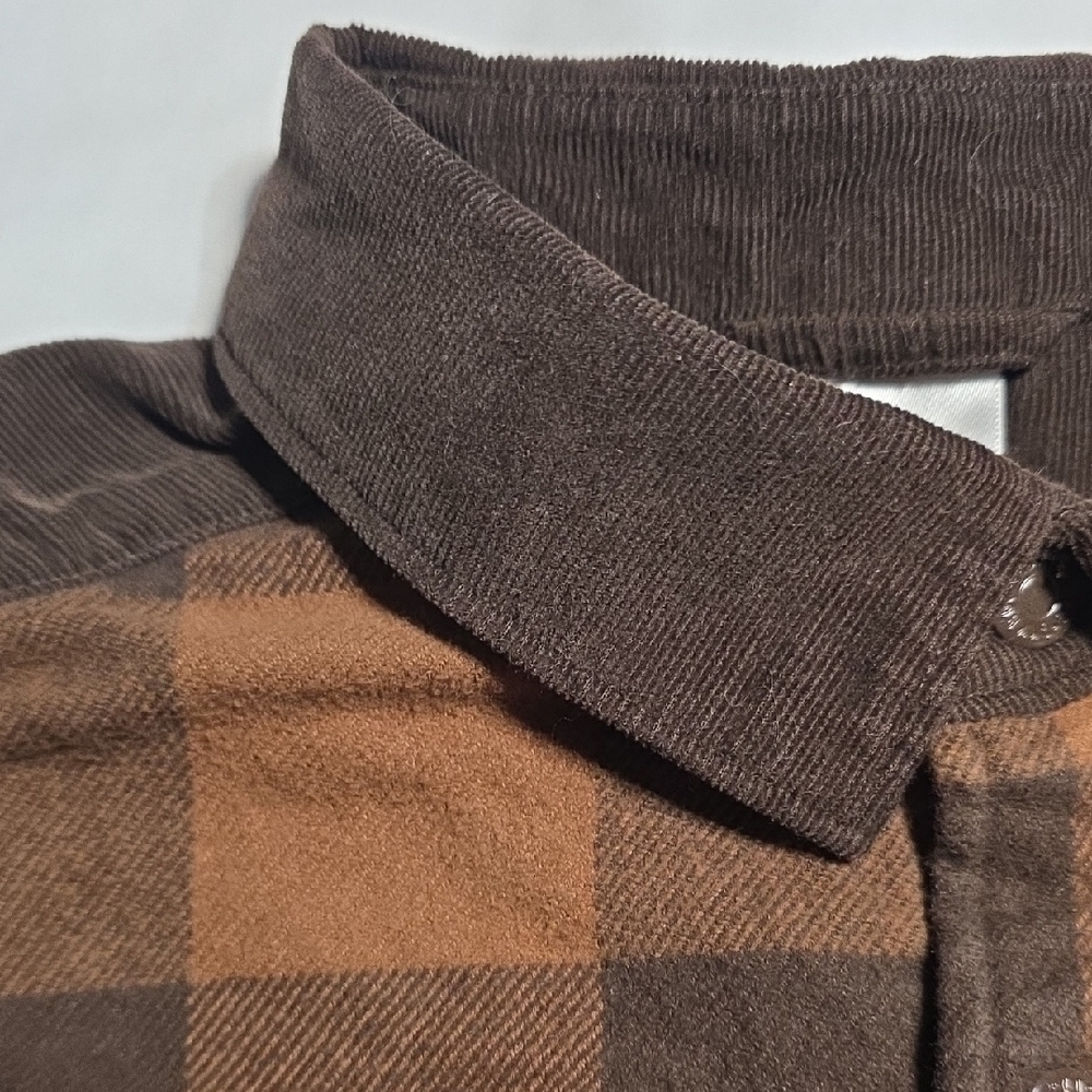 Gymboree Brown Corduroy/Flannel Shirt - Picture 5 of 6